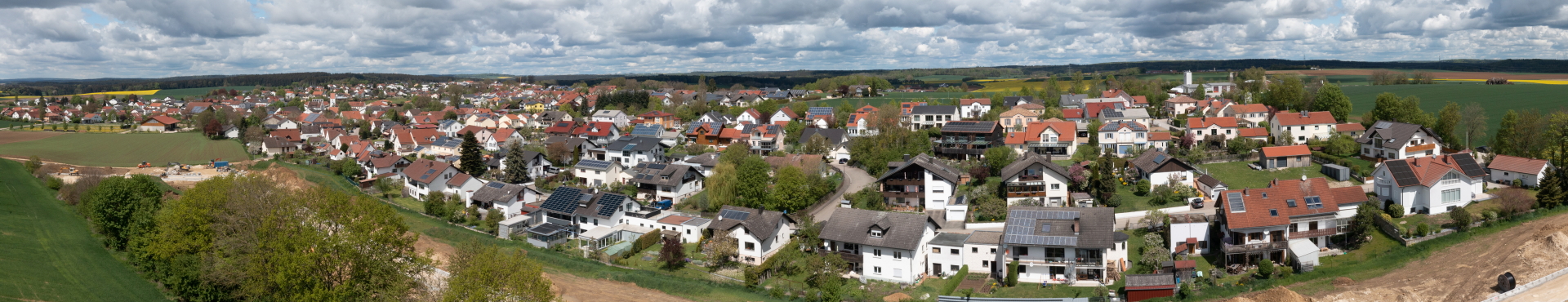 Panorama von Hitzhofen